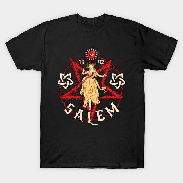 Salem Witch 1692 T-Shirt by ReaverCrest